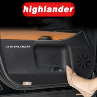 car interior door mat anti kick pad protection cover for toyota highlander 2015 2016 2017 2018 2019 2020 2021 2022 xu50 xu70