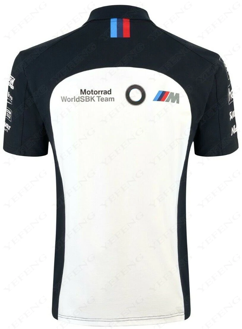 

Hot Sale New For BMW Motorrad Motorsport Motorcycle Superbike Racing Team Moto GP Scooter Motocross Summer Breathable Polo Shirt