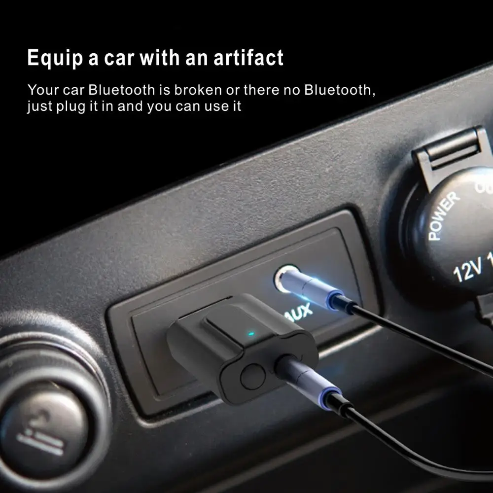 HXB USB Bluetooth приемник аудио AUX адаптер мини 3 5 мм 2 в 1 стерео HIFI музыка 0 для ПК