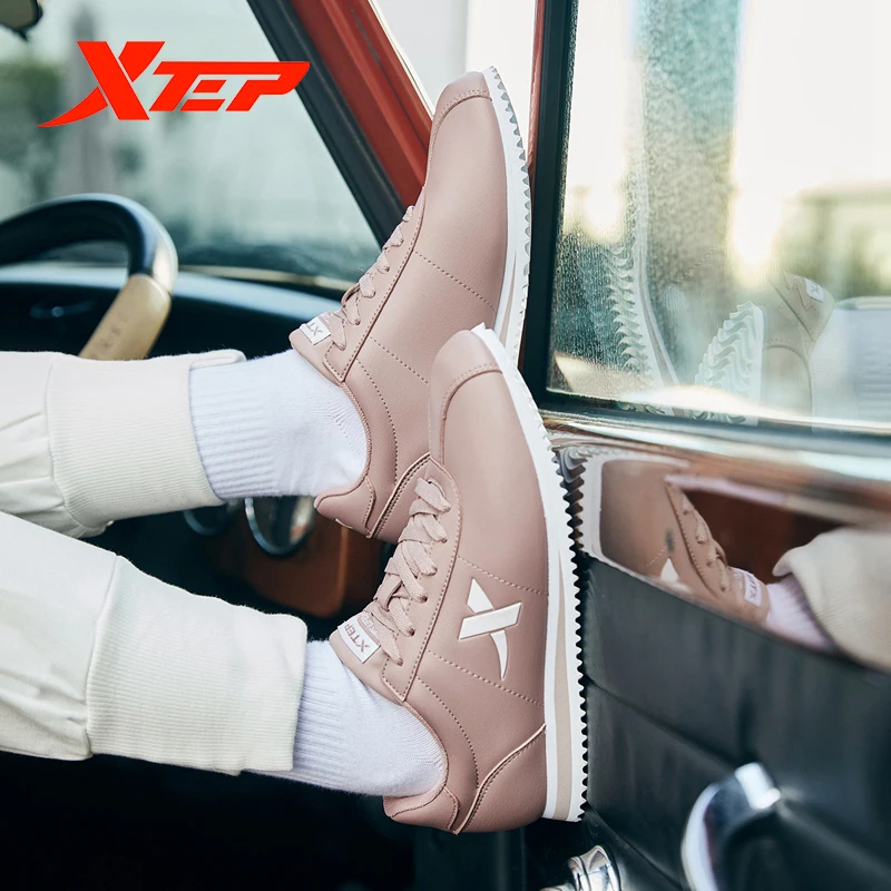 Женские повседневные кроссовки Xtep женские осенние белые легкие спортивная обувь