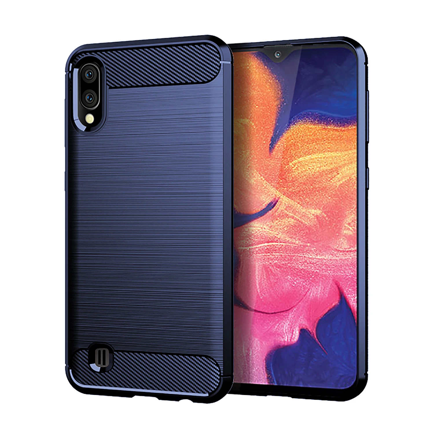 SRHE чехол для samsung Galaxy A10 Силиконовый прочный армированный мягкий волокнистый A10E