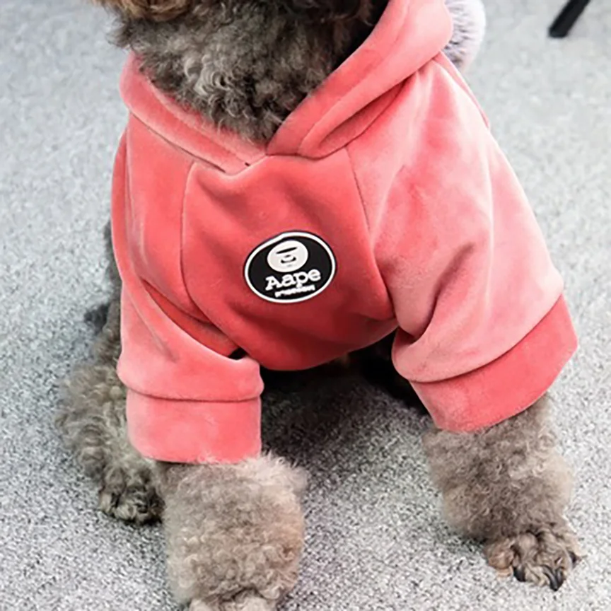 

Pet Clothes Puppy Cute Small and Medium Winter Autumn Warm Teddy Corgi French Bulldog Chihuahua Hoodie Fashion