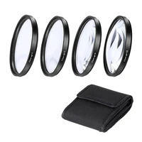 macro close up filter lens kit 1 2 4 10 photography digital camera dslr lens filter for canon with storage bag