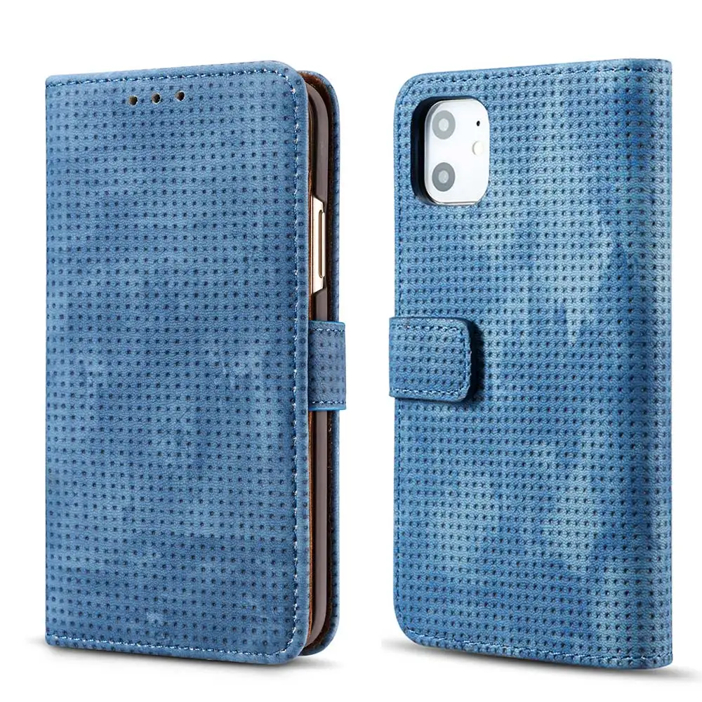 Золотой Кожаный флип-чехол FLOVEME для iPhone 11 Pro XS Max X XS 8 7 чехол для samsung S9 S8 S7 Edge S10 A6 A7 A8 Note 9 10 Магнитный чехол - Цвет: Золотой
