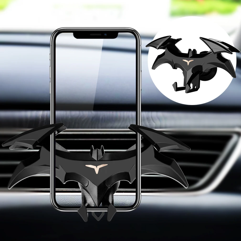 Универсальный автомобильный держатель для телефона в форме летучей мыши