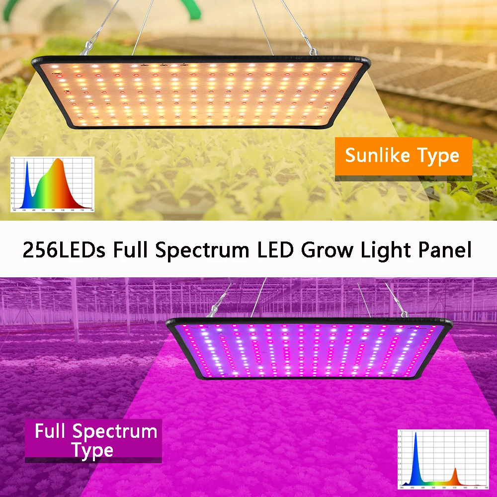 

Ultra Thin 35W Grow Light Indoor Plants LED Panel Full Spectrum Sunlike Hydroponics Fruit Vegetables Flower Growing Plant Light