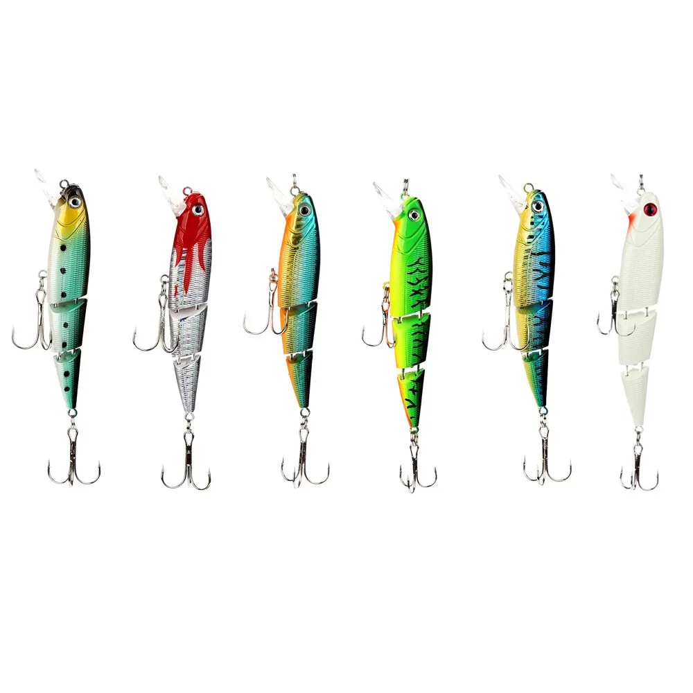 Многосекционная рыболовная приманка для окуня кривошипная блесна свимбейт