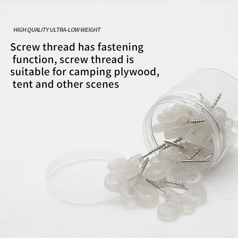 HOT-10Pcs тент ночного видения крюк веревка Пряжка для путешествий наземный штифт