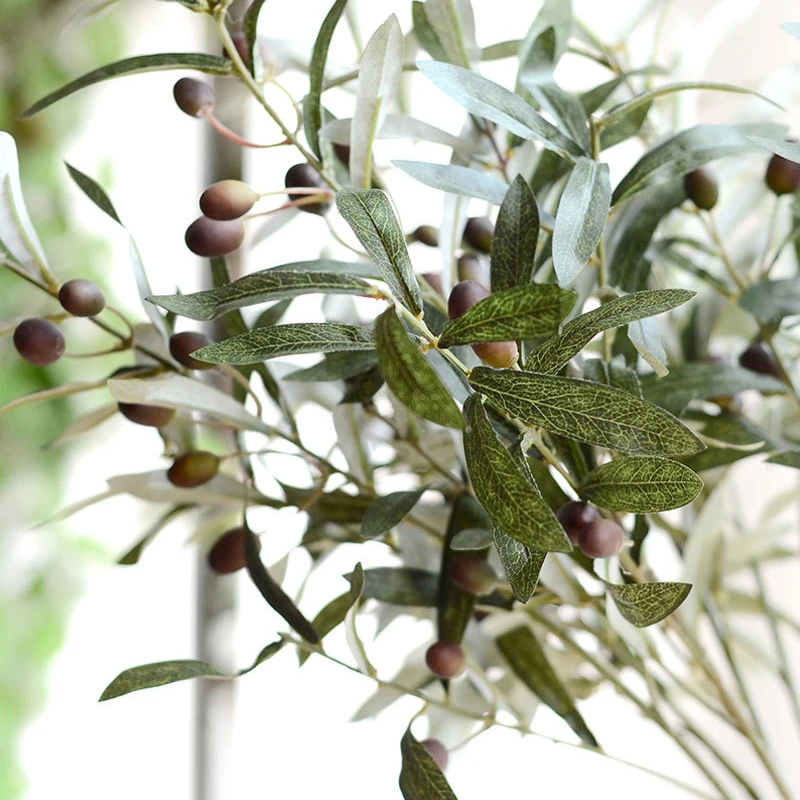 72 см искусственные ветки оливкового дерева в европейском стиле листья с