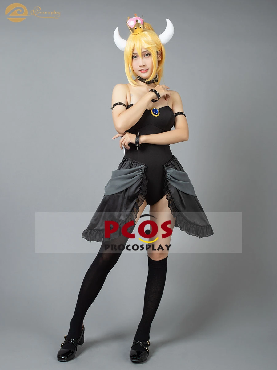Новинка* ; костюм для косплея «Super Mario Bros Bowser Kuppa Koopa Hime»; маскарадный костюм принцессы Bowsette; mp004229