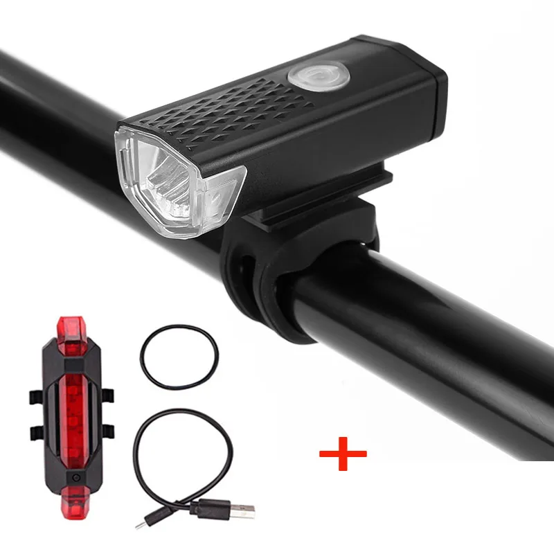 

Mtb велосипед светильник спереди и сзади USB Перезаряжаемые велосипедный светильник хвост светильник головной светильник Водонепроницаемый ...