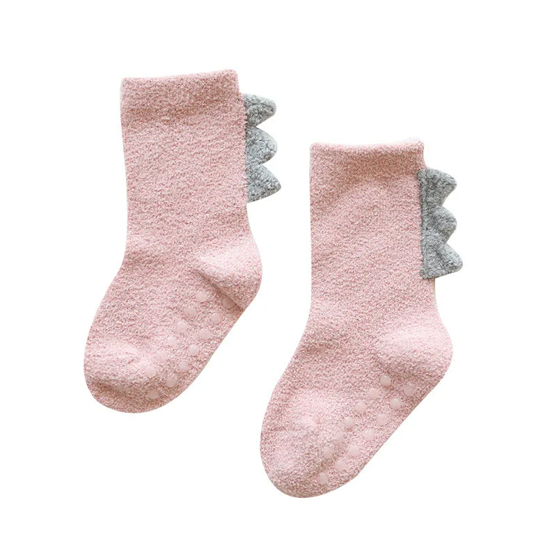 Coral fleece Kids Girls Socks Winter Warm Baby Boy Socks Anti Slip Newborn Baby Girl Socks for Children Snow Clothes Accessories