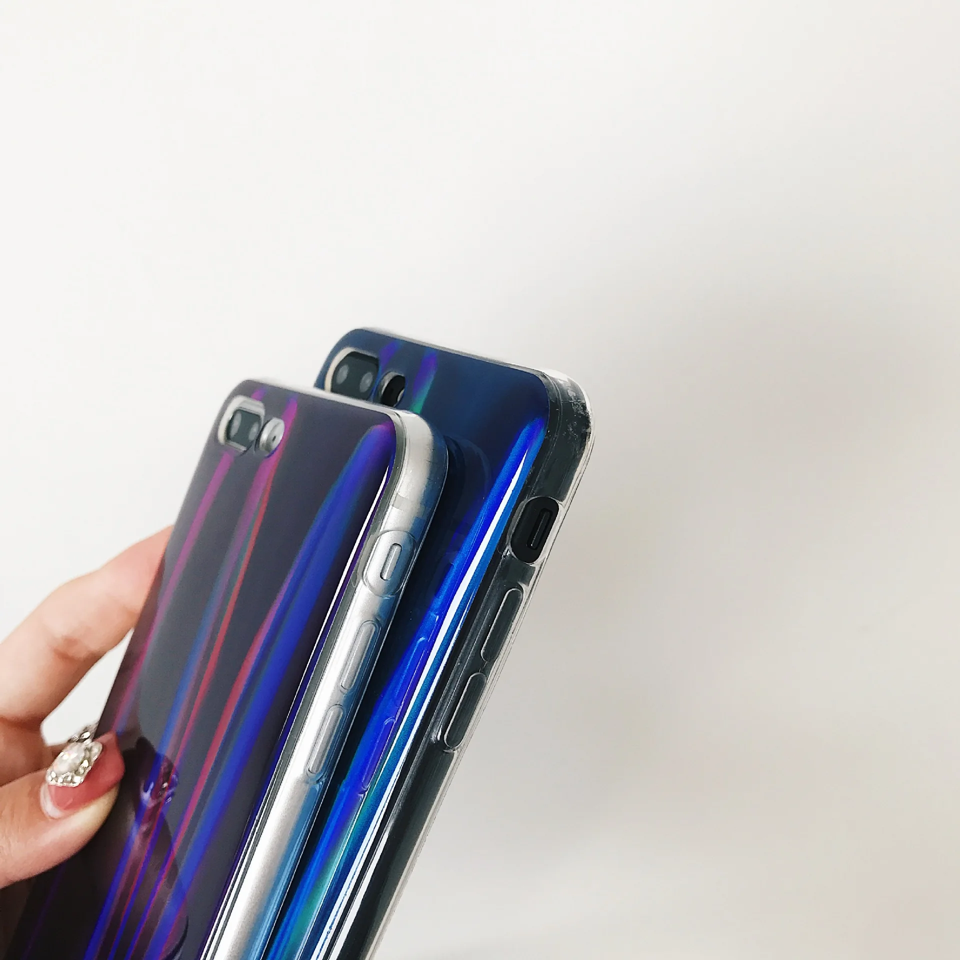 Чехол для телефона Laser Blue Future Universe Supper Cool чехол Apple 7/8-plus/X XS MAX Iphone Аксессуары