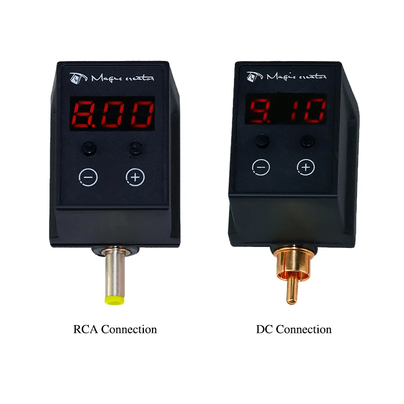 Блок питания RCA/DC для тату машинки цифровой мини разъем источник машинки|Блок