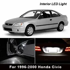 9 шт. без ошибок Белый Автомобильный светодиодный комплект для внутренней лампы посылка для 1996-2000 Honda Civic Карта Купол багажник номерной знак светильник