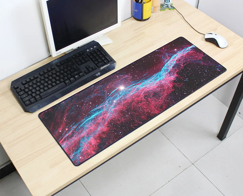 

Art Non-Skid Rubber Large Gaming Mouse Pad Dream Catcher Feather Pattern Mouse Mat Desktop PC Computer Laptop Mousepad Adorable