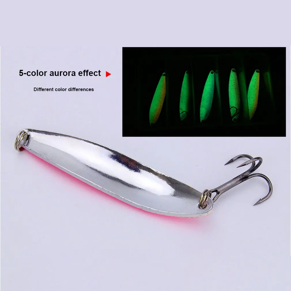 Ложка металлическая приманка для рыболовного крючка Прочная нержавеющая сталь