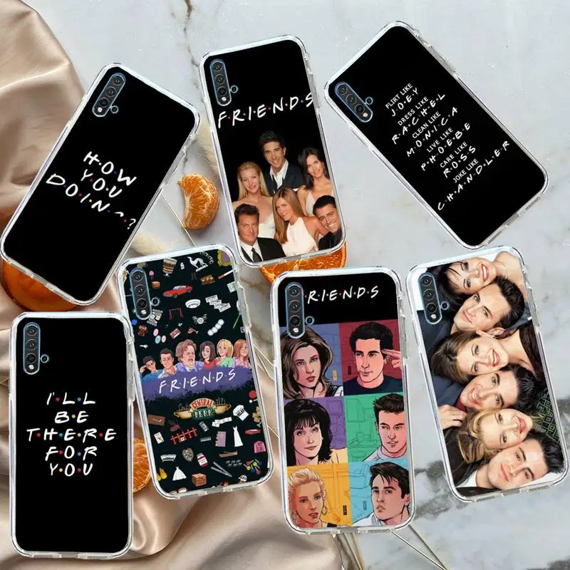 

Hot sale Friends Together Phone Case Transparent for Huawei honor P mate 40 20 30 10 50 i 9 x mate pro lite 8a