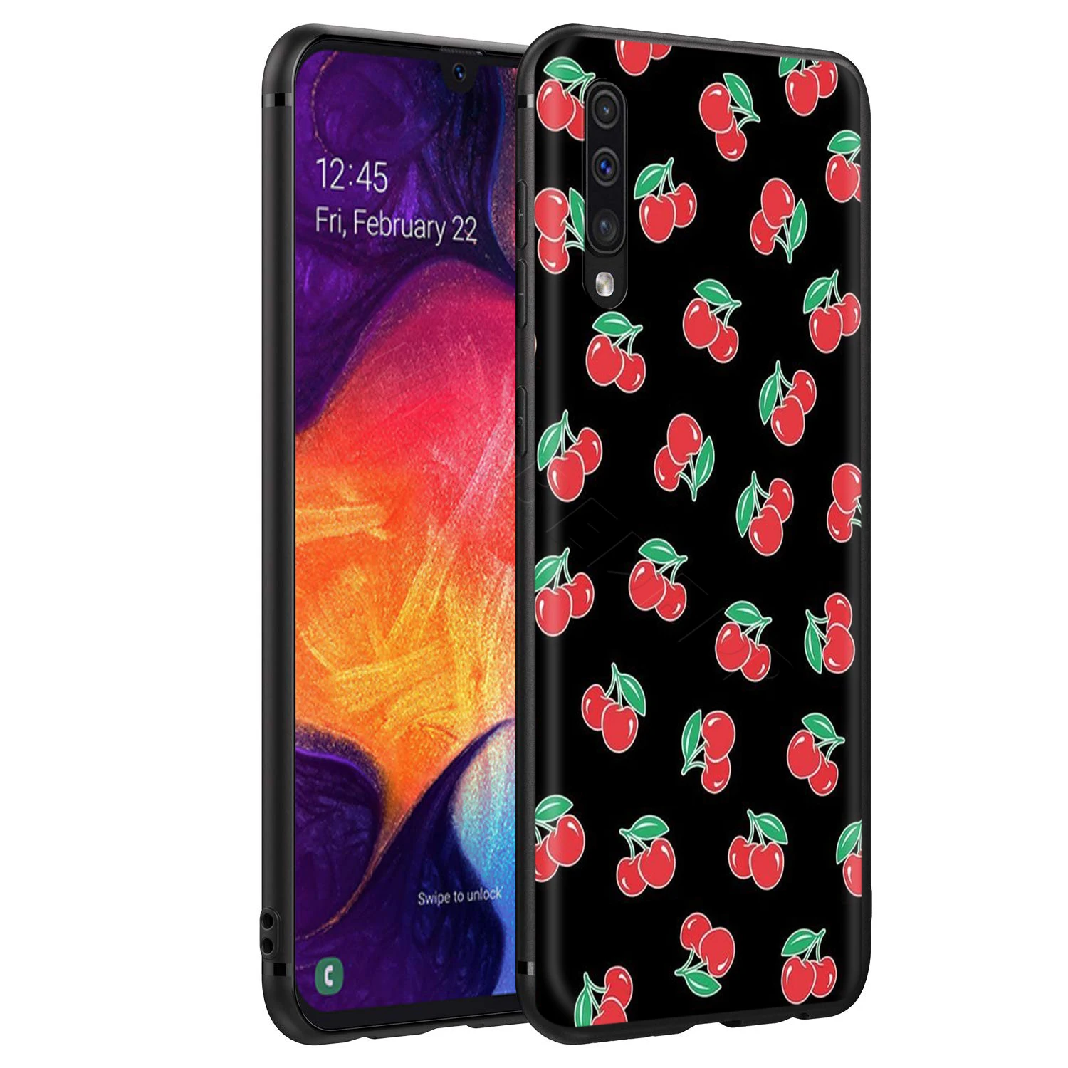 Webbedepp чехол с изображением вкусных фруктов вишни для Samsung Galaxy S7 S8 S9 S10 Plus Edge Note 10 8 9
