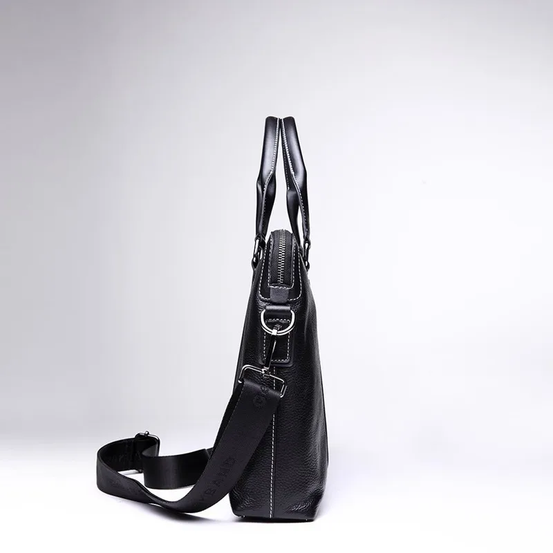 Fashion Luxury Men Bag Genuine Leather Handbag Shoulder Bags Business Men Briefcase Laptop Bag