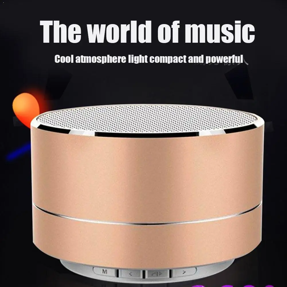 1 шт. Беспроводная колонка Mnin бас BT 3D стерео музыка MP3 для iPAD iPHONE компьютера