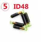 Автомобильный Транспондер ID48 со стеклянным чипом Megamos 48, 5 шт., чип для Golf Mk7, Golf 6, Polo, Skoda Seat, для мини-ключей, KD MAX KEY TOOL Plus