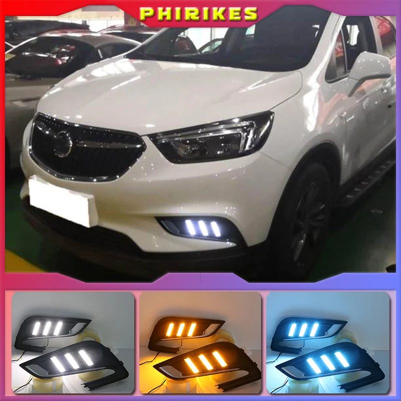 

2 шт., передсветодиодный светодиодные дневные ходосветильник для Buick Encore 2017 2018