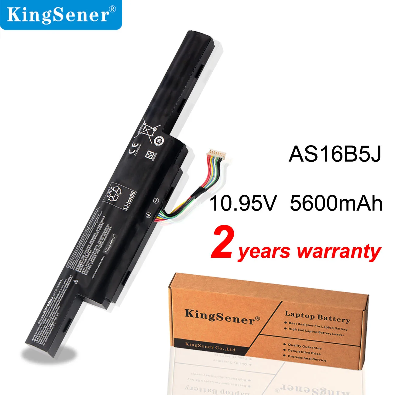 KingSener аккумулятор для ноутбука AS16B5J AS16B8J для acer Aspire E5-575G-53VG 3ICR19/66-2 гарантия 2 года