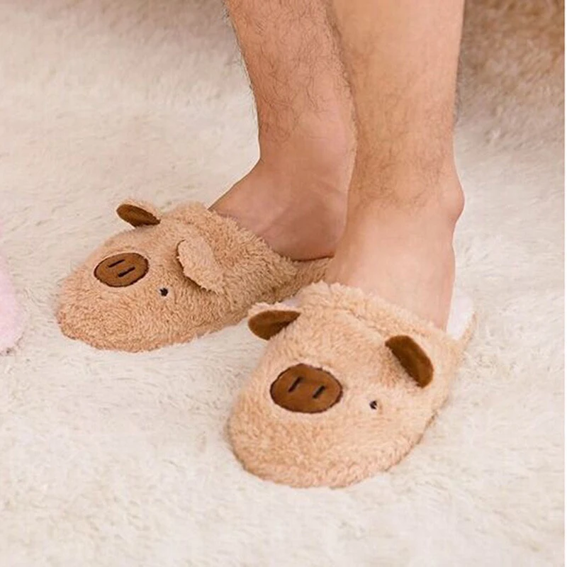 Г. Зимние женские тапочки домашняя обувь для женщин Chinelos Pantufas Adulto Модный милый медведь свинья домашние тапочки с мехом