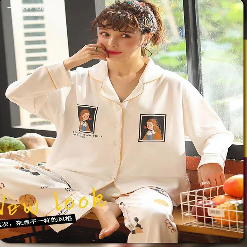 Коллекция 2019 года домашняя одежда хорошего качества с мультяшным принтом зимний