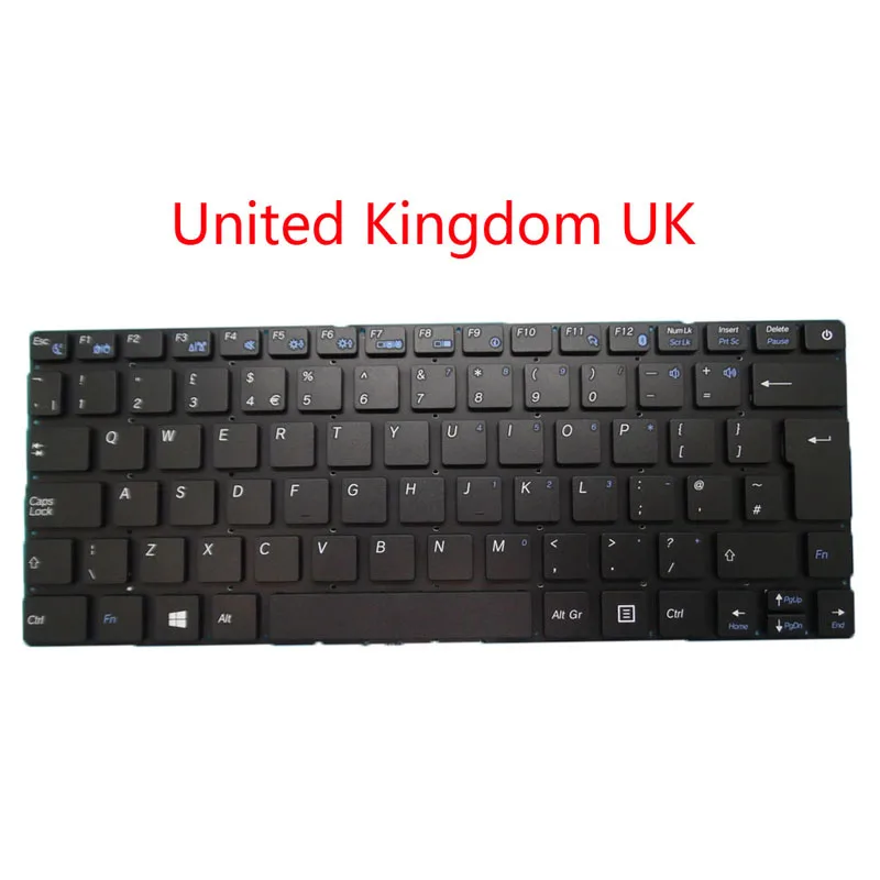Ноутбук RU US клавиатура для Civiltop M451F M451U M452T M552s M452T CTL-H13A CTL-H13AF итальянский это латинский язык Япония JP Корея KR UK PO