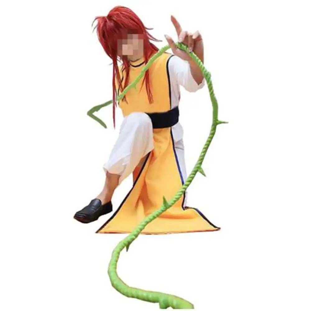 2021 YuYu Hakusho привидение напильники репортаж полтергеиста Kurama Shuichi minамино Косплей