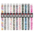 Ремешок резиновый для Huawei Watch Fit, сменный спортивный браслет с цветочным принтом, умный Браслет, аксессуары для часов