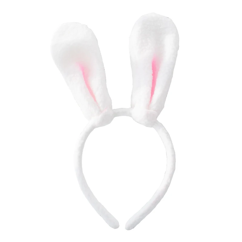 Милый мягкий мохнатое кроличье ушко милый костюм праздничный обруч женские