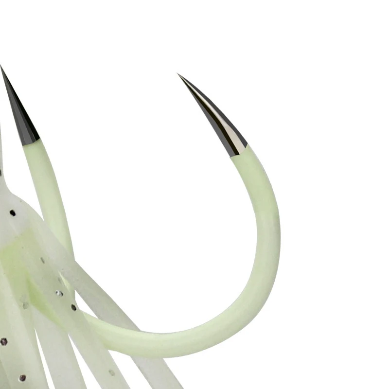 

Fishing supplies Weihe night four hooks four claw hooks four hooks with luminous octopus squid bait octopus iron hook wholesale