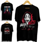 La Casa De Papel футболка дышащий хлопок деньги Heist Bella Ciao домом папье Drle Для мужчин футболки House of Paper Экран печать