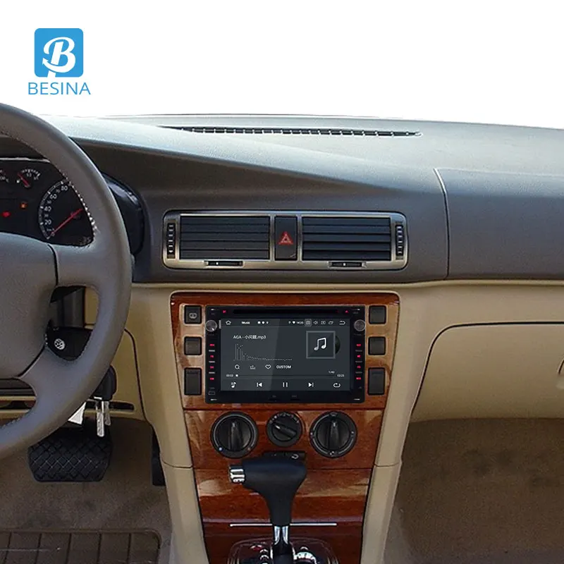Besina Android 10 2 din автомобильный DVD GPS радио плеер для Volkswagen PASSAT B5 MK5 Гольф транспортер