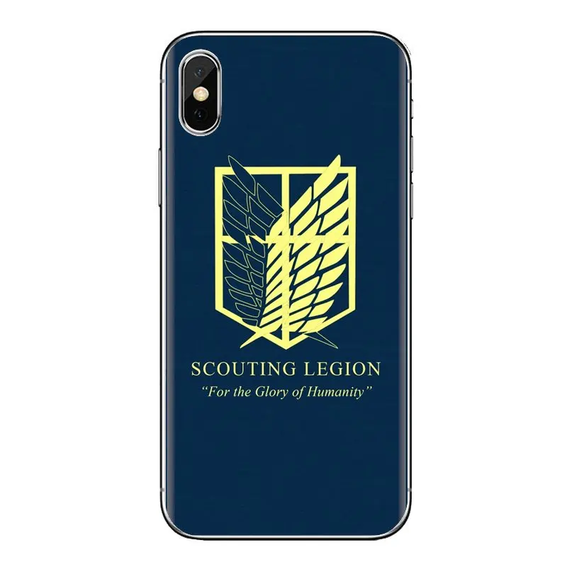 Силиконовые чехлы для косплея по аниме атака на Титанов (крылья Либерт логотип