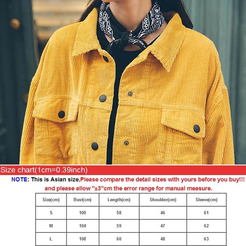 Sllsky Новинка 2021 Женская куртка-бомбер с карманами хлопковая Вельветовая куртка