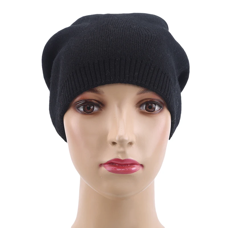 

Winter NEW Women Pom Pom Beanies Warm Knitted Bobble Girl Fur Pompom Hats Pompon Casual Hat Cap
