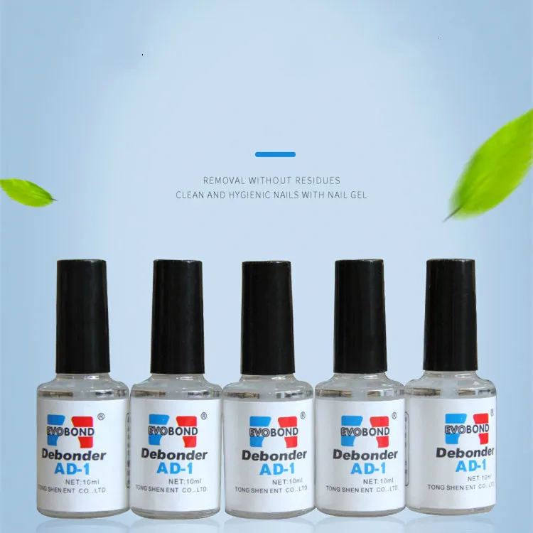 Средство для дегумминга ногтей быстро растворяет и удаляет поддельные ногти