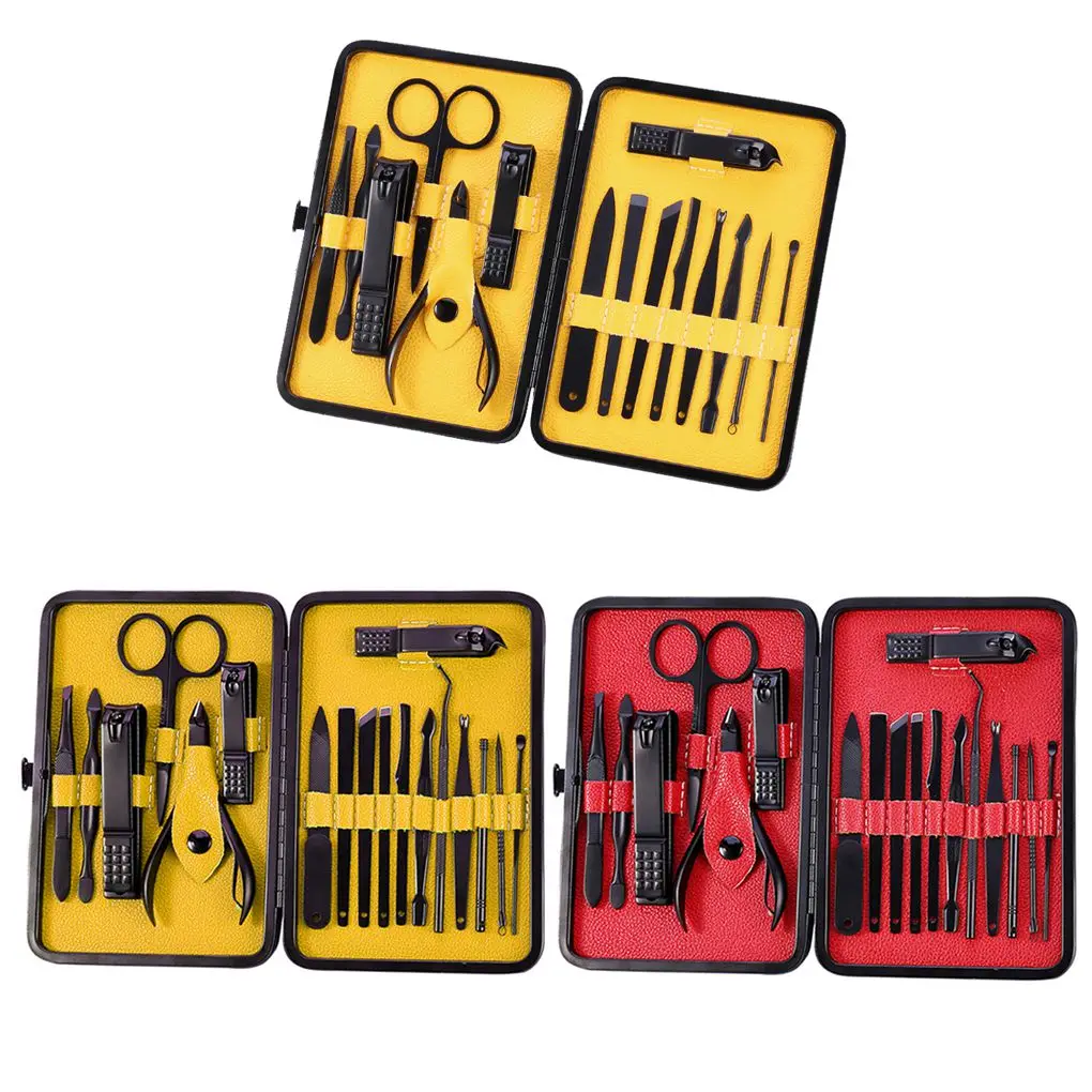 

Portable Stainless Steel Nail Clamp Nail Scissors Clipper Set Beauty Manicure Tools Kit Facial Care Nail clipper pedicure knife