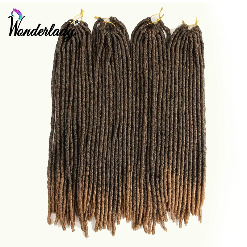WonderLady дреды вязаные крючком косы длинные Омбре канекалон плетеные волосы для