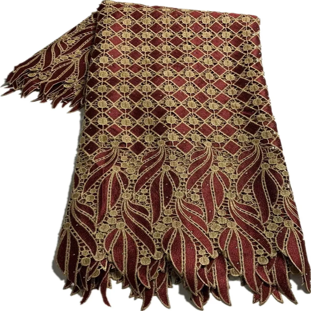 Синий цвет африканский гипюр кружевная ткань 2021 высокое качество нигерийская