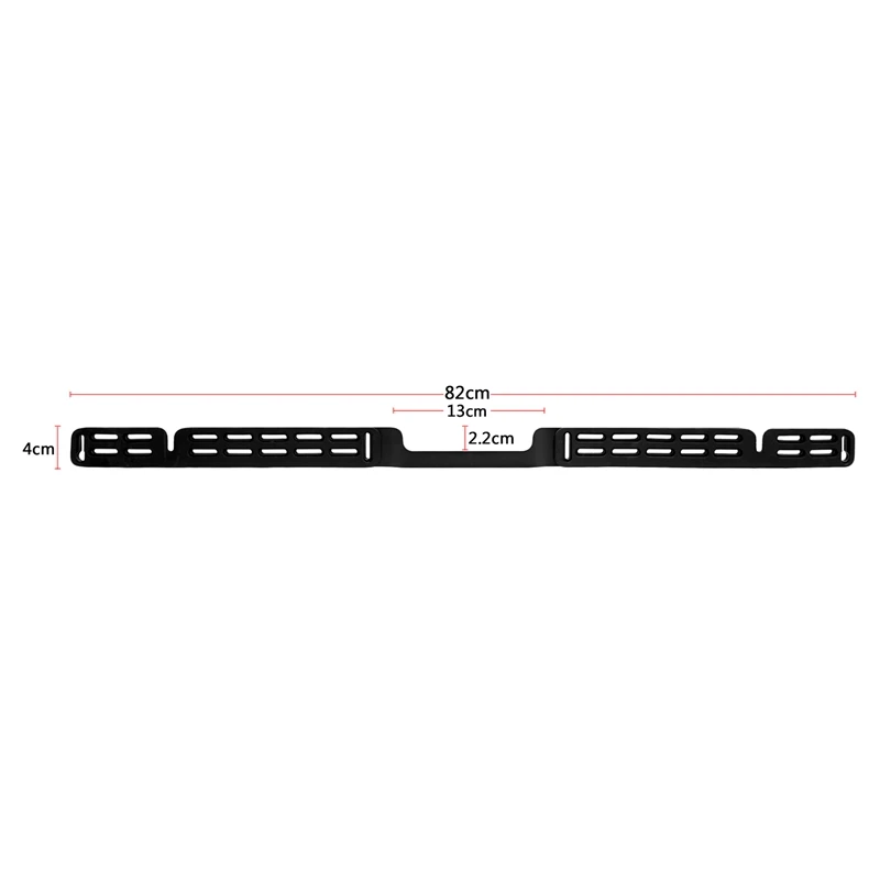 

Wall Mount Bracket Aluminum Alloy Bracket for Sonos Arc Sound Bar Black