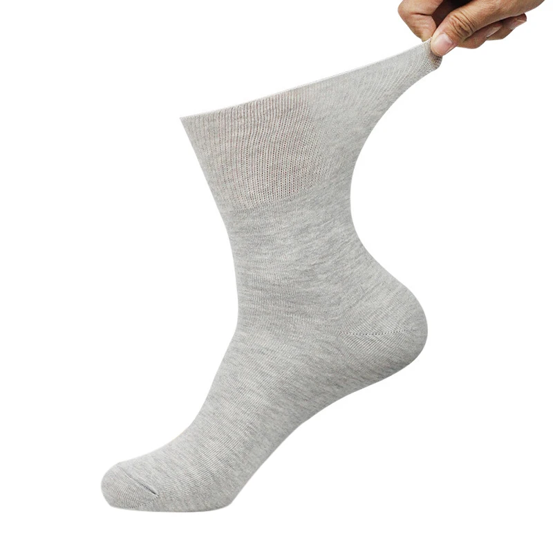 

Носки унисекс из бамбукового хлопка, для диабетиков, гипертонических больных, предотвращающие варикозное расширение вен, Свободный Рот, 0049