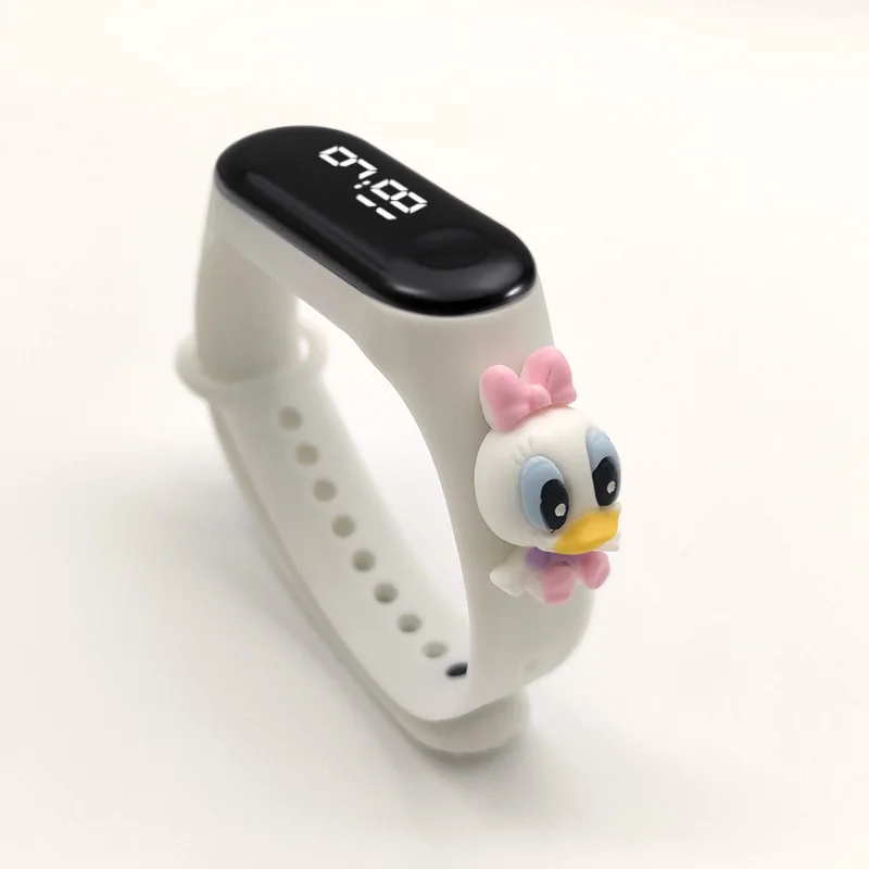 Disney Spiderman Minnie Figrues Watch Cartoon LED Waterproof Fashion Electronic Plastic Bracelet Kids Touch | Игрушки и хобби