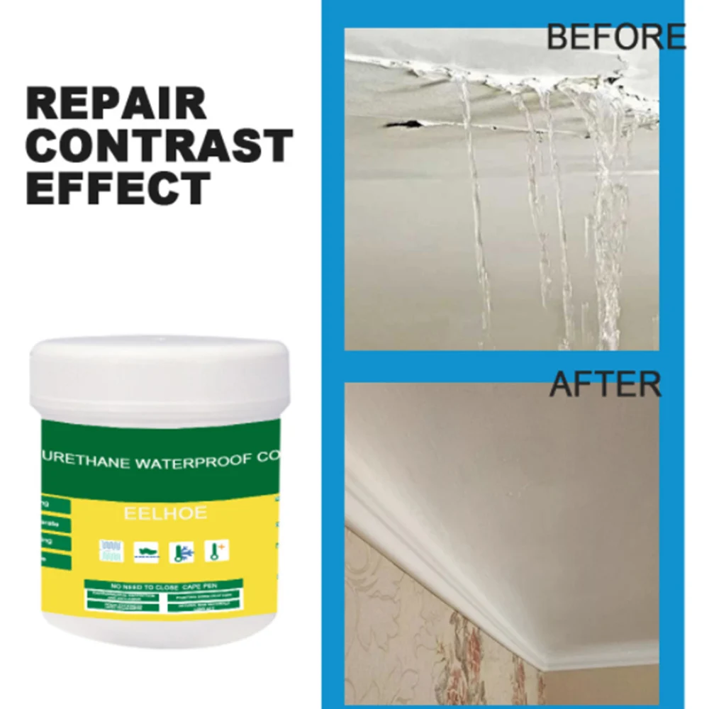 

Sealant Waterproof Glue Waterproof Invisible Paste Mighty Repair Adhesive Polyurethane Leak-Proof Coating For Home Bathroom Roof