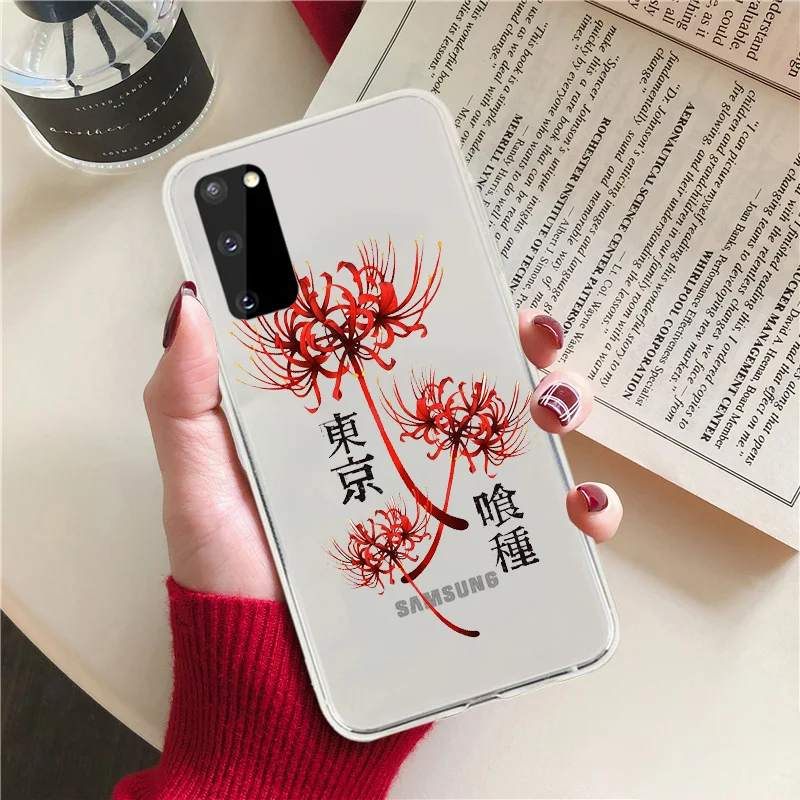 Чехол для Samsung Galaxy A21S A32 A52 A72 A71 A70 4G/5G S10 S20 S21 Plus Ultra аниме Токийский Гуль канеки Кен