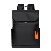 mens business black fashion backpack city mens waterproof laptop backpack with usb interface travel bag
